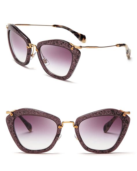 miu miu noir sunglasses glitter|miu miu eyeglasses.